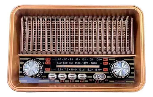 D_NQ_NP_608781-MCO79662235512_102024-O.webp RADIO RETRO 📻BK 05 RECARGABLE AM/FM / BLUETOOTH/ USB MP3