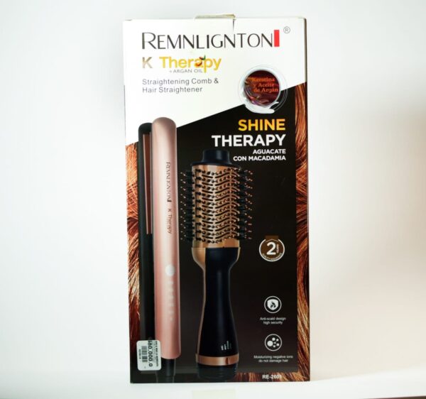 COMBO PLANCHA  Y CEPILLO RIZADOR