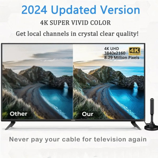 Antena TDT Metálica 5mts - Recepción de Señal Digital de Alta Calidad