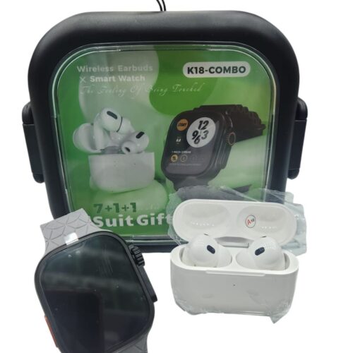 COMBO SMART WATCH K18 7 MANILLA MÁS AUDÍFONOS