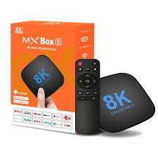 TV BOX 8K ULTRA MX-BOX CAJA NARANJA