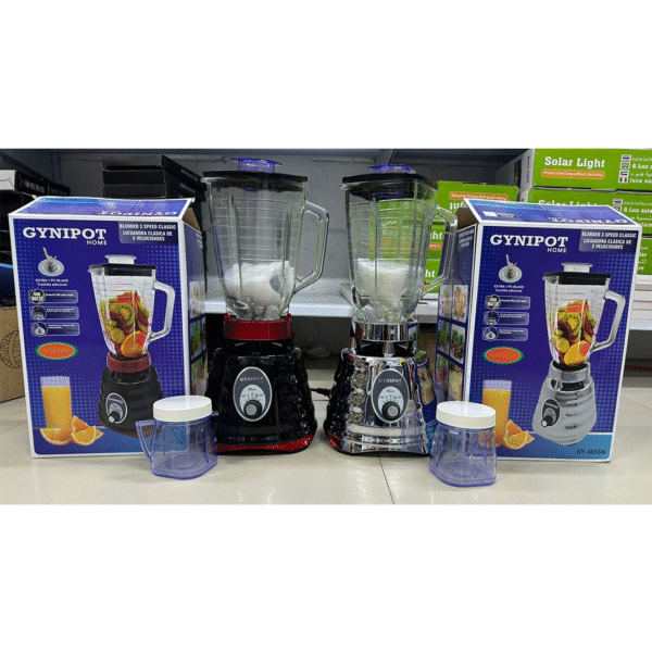 LICUADORA METALICA VASO VIDRIO