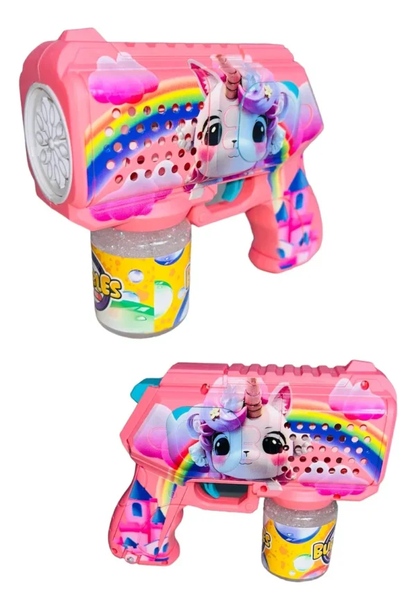 PISTOLA DE BURBUJA CON IMAGEN DE PONY