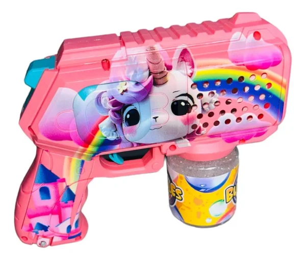 PISTOLA DE BURBUJA CON IMAGEN DE PONY