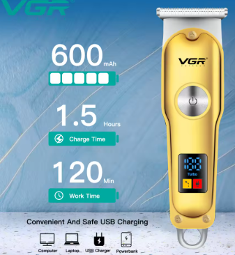 Screenshot 2025-11-11 145847 AFEITADORA VGR HAIR TIMMER 600MAH DORADA
