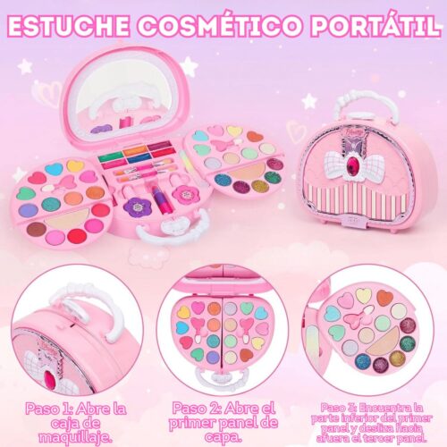 MAQUILLAJE NIÑAS BOLSO LAZOS