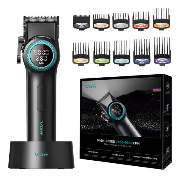 f292a802-5434-423d-9c5c-4daa80a326ec AFEITADORA VGR HAIR CLIPPER 4600 MAH