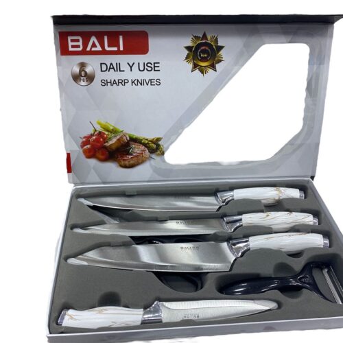 Set de Cuchillos Marmolizado