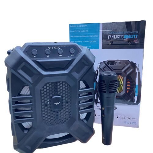 Parlante Bluetooth 6.5” GTS-1222 con Micrófono
