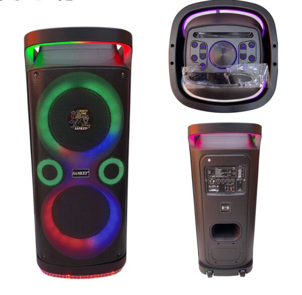 f0b93519-ef87-4f87-bf5c-d0272fb1169f PARLANTE SANKEY ” REF: PA8DCC67M INCLUYE MICROFONO Y CONTROL REMOTO