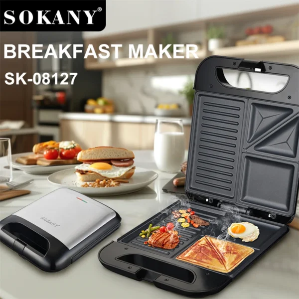 SANDUCHERA Y ASADOR EXPRESS SOKANY SK-08127