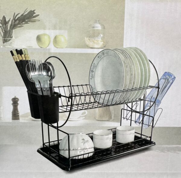 ESCURRIDOR DE PLATO 38CM X2NIV HIERRO WL2605