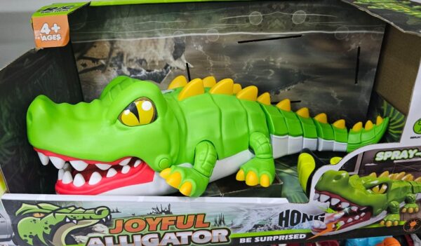 COCODRILO A CONTROL REMOTO RECARGABLE LANZA HUMO