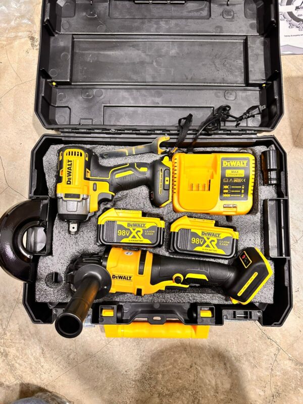 1760982003_img-20251018-wa0039.jpg TALADRO + PULIDORA INALAMBRICA 98V DEWALT DW4