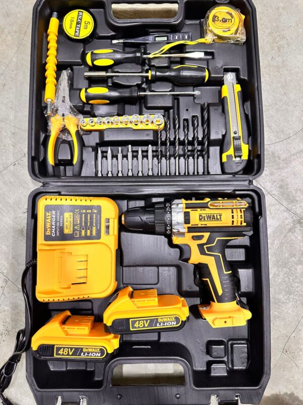 1760982243_taladro-herramientas-48v-dewalt-dw-6.jpg TALADRO + HERRAMIENTAS 48V DEWALT DW6