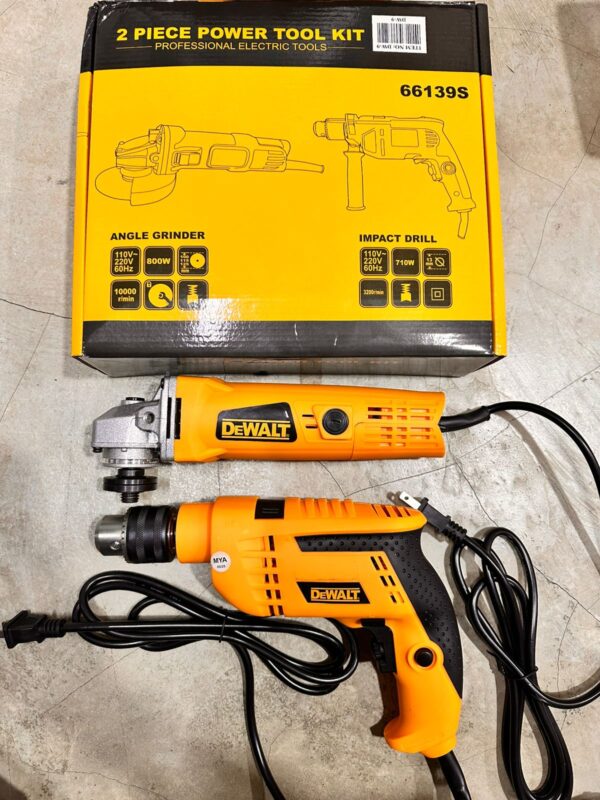 TALADRO + PULIDORA ALAMBRICA DEWALT 66139S