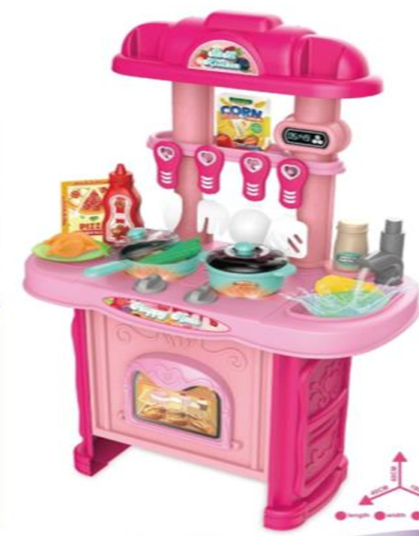 JUEGO DE COCINA PARA NIÑAS LITTLE CON ILUMINACIÓN