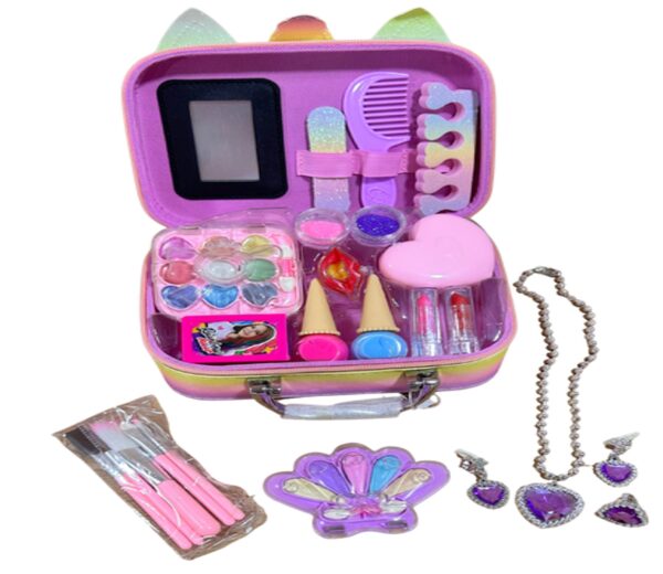 MAQUILLAJE NIÑAS MALETIN UNICORNIO