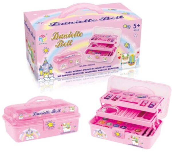 MAQUILLAJE NIÑAS CAJA ROSA