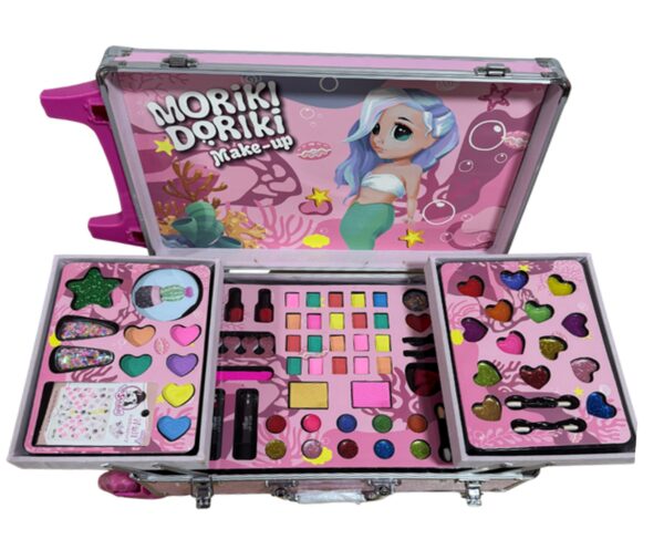 MAQUILLAJE NIÑAS MALETA METALICA 47x28x15CM