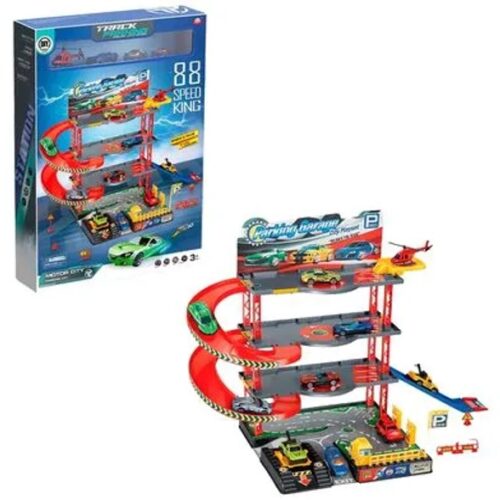 PISTA ESTACIONAMIENTO CON CARRITOS 88PZS