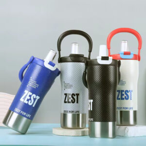 Termo para Agua 900Ml Zest con Pitillo y Manija