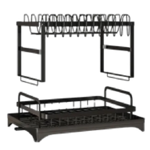 Escurridor de Platos Metalico 2Niv