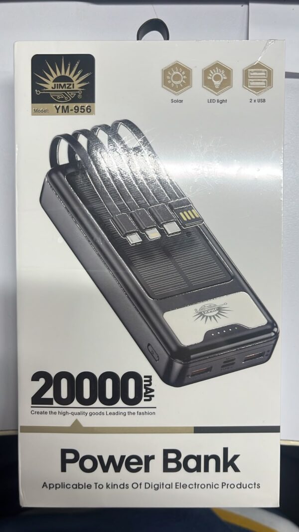 POWER BANK JIMZI 20000MAH NORMAL